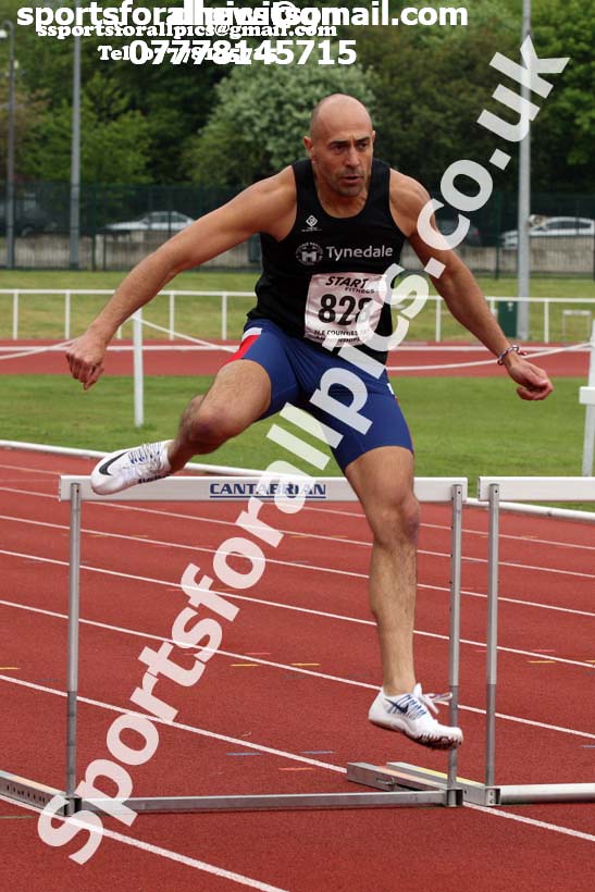 Senior mens 400 metres hurdles, North Eastern Track and Fields Champs., Middlesbrough. Photo: David T. Hewitson/Sports for All Pics
